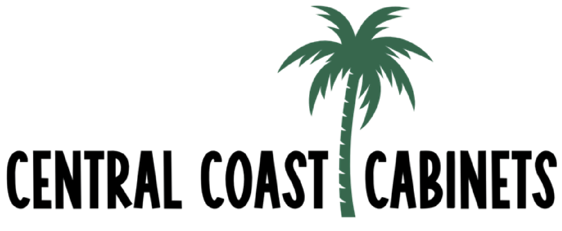 Central Coast Cabinets palm tree logo