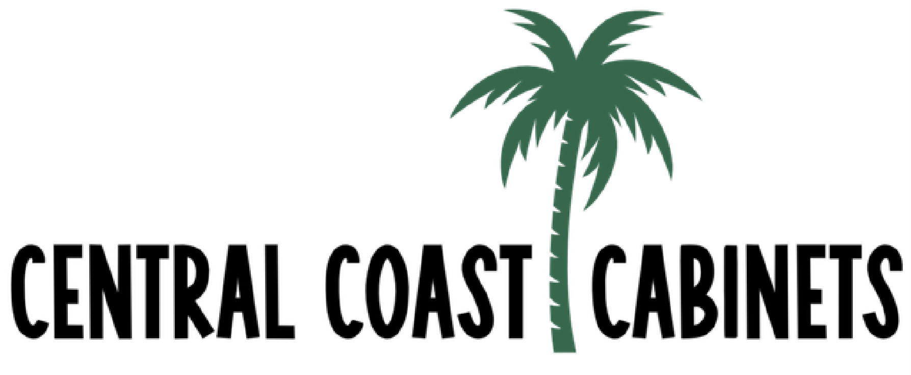 Central Coast Cabinets palm tree logo